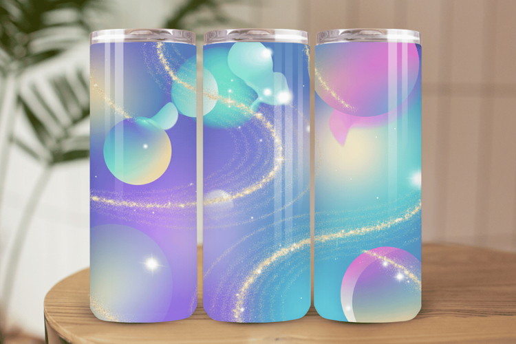 Festive Happy New Year Tumbler Wrap 2026: 20oz Skinny Tumble