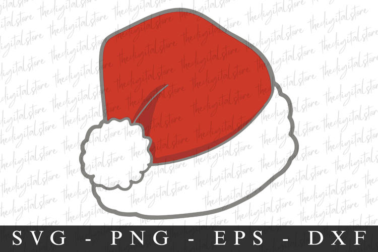 Santa Hat Svg | Christmas svg | Svg cut file