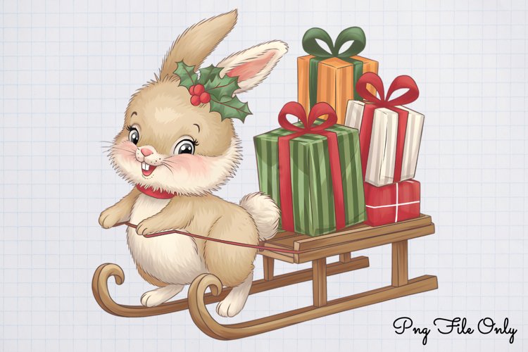 Boho Christmas Clipart Image 24