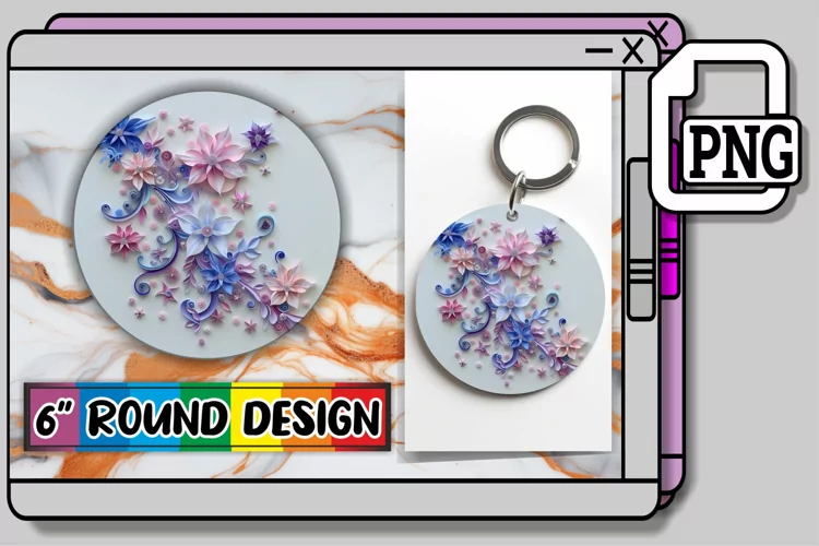 Sophisticated 3D Petal Sublimation