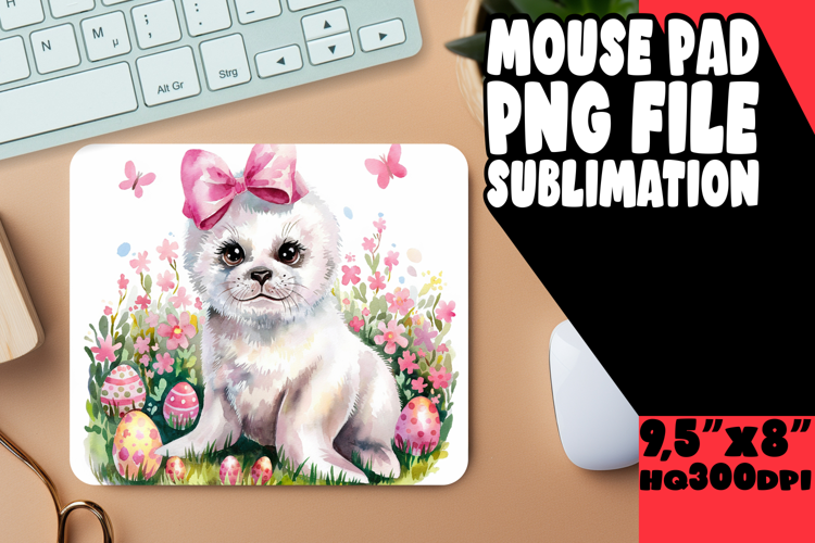 PLAYFUL DESK MAT FUN SUBLIMATION, Cute Easter