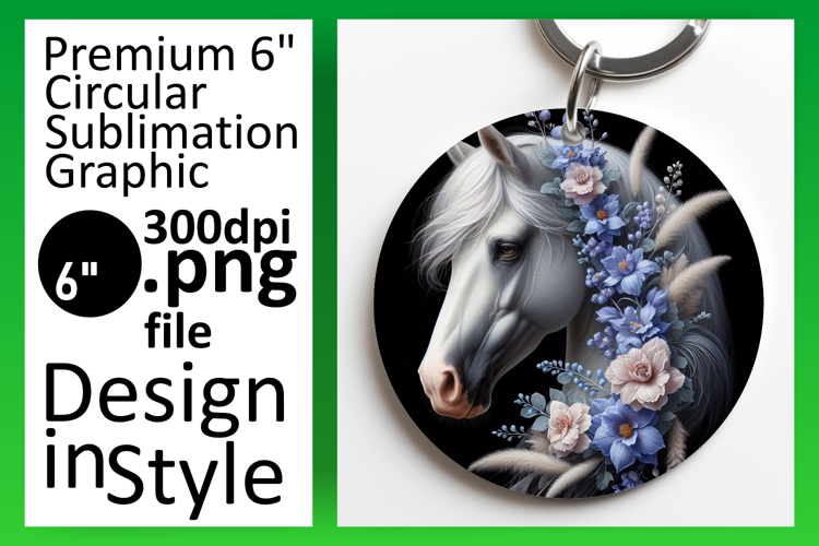 Sophisticated Circle PNG Car Coaster , Horse
