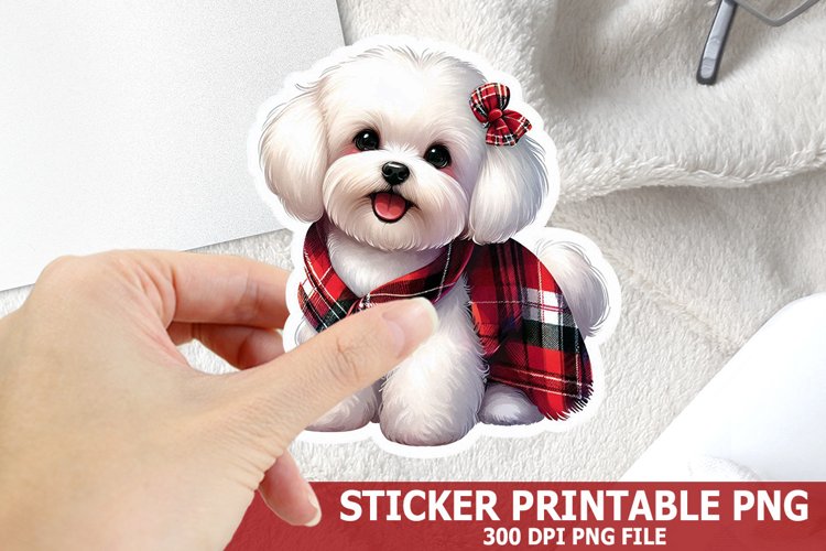 Christmas Dog Clipart Image 24