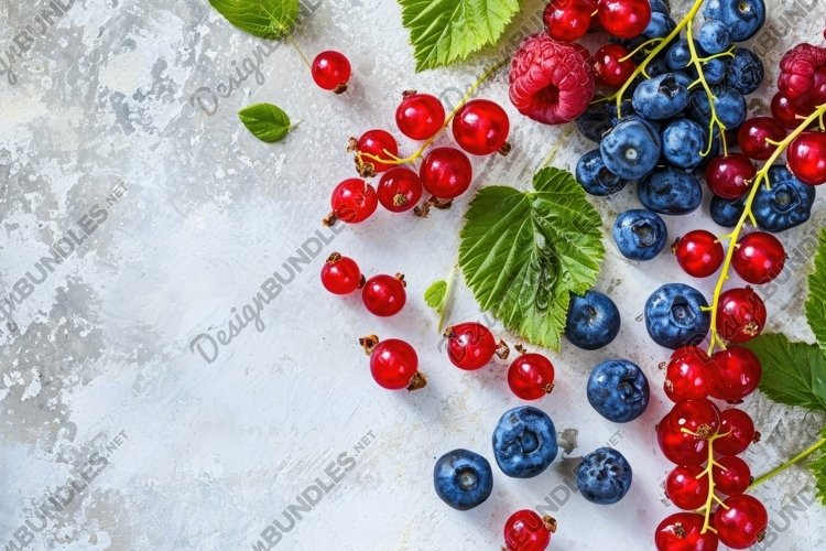 Mixed Berries Wallpaper Background
