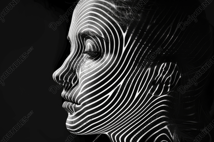 Pattern Face Background Wallpaper