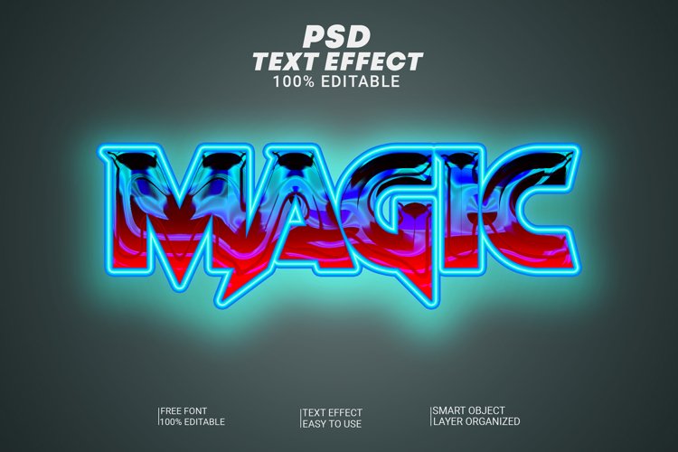 Magic Editable Text Effect Style example image 1