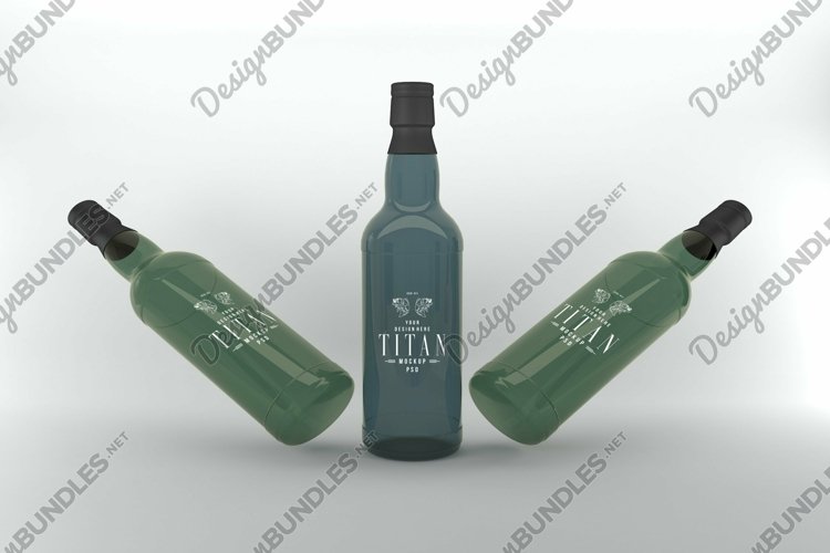 Titan Three Bottle Mockup