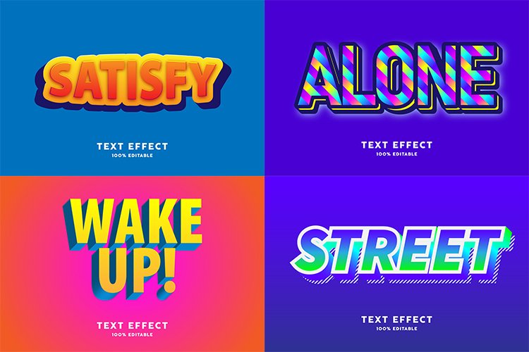 Text effect Modern Bundle vol 8 example image 1