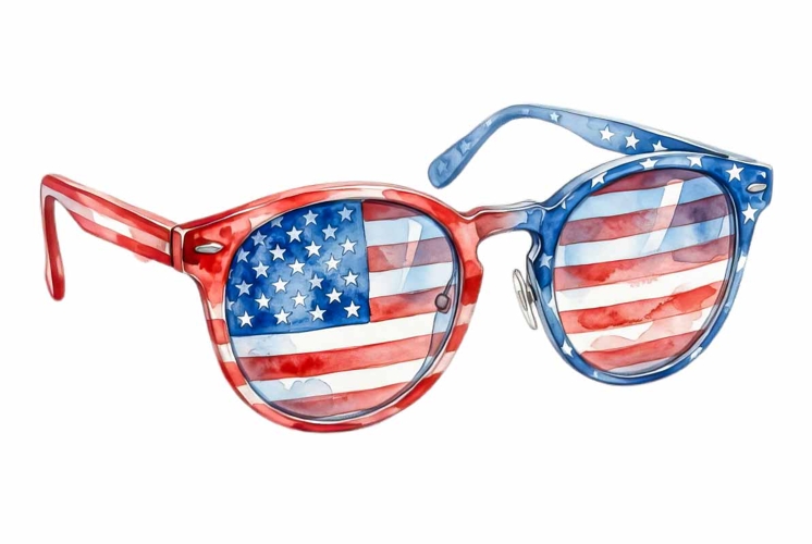 American Flag Clipart Image 24