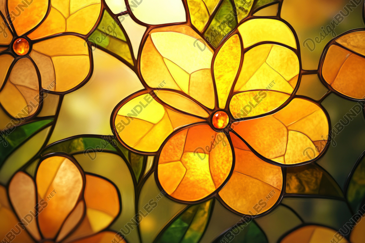 Stained Glass Texture Image 21