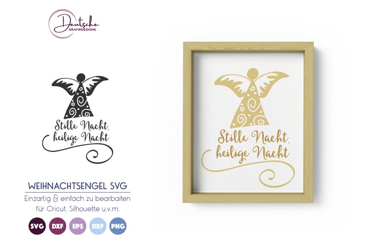 Weihnachtsengel SVG | Weihnachten SVG