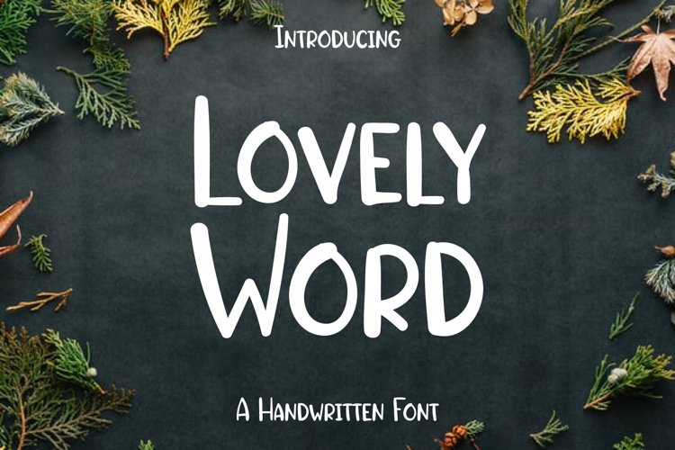 Lovely Word example image 1