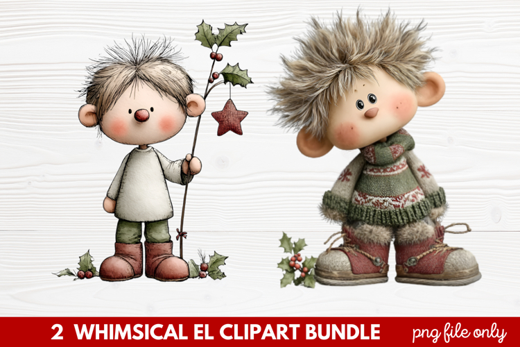 Cute Elf Clipart Image 7