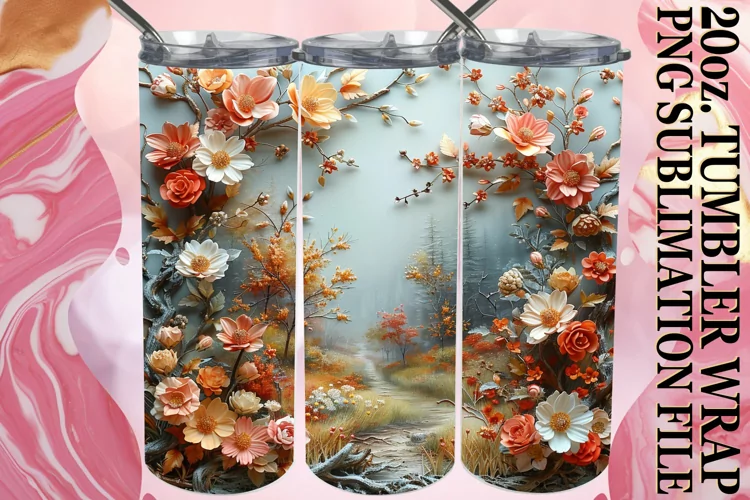 Springtime Vista Tumbler Wrap 20oz