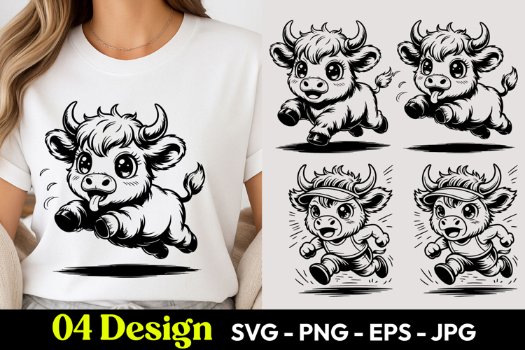 Cute Cow SVGs Image 3