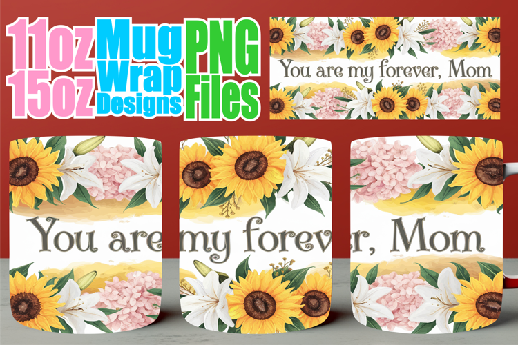 Tender love 11oz 15oz mug wrap, Mother's Day