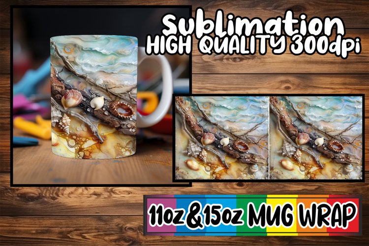 Watercolor Beach Clipart Image 24