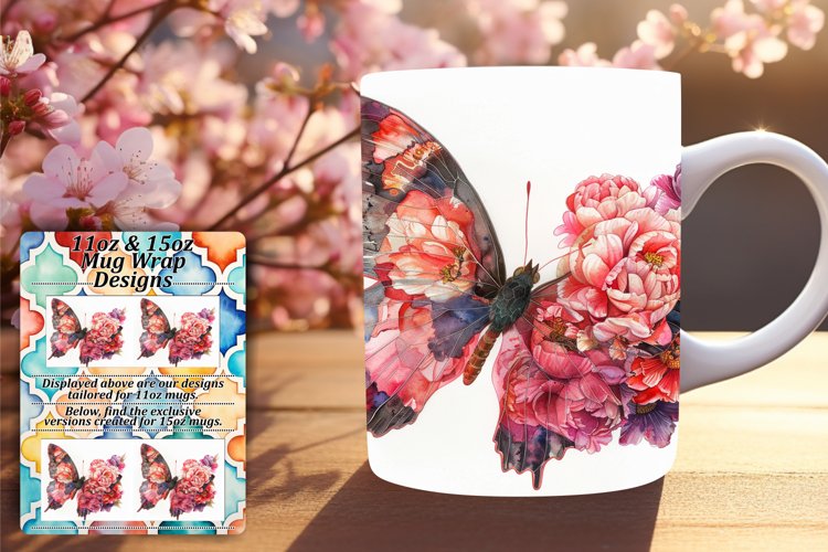Spring Awakening: Butterfly Mug Showcase - 11oz & 15oz example image 1