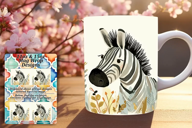 Spring Animal Mug Wraps