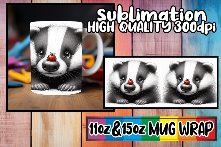 Refreshing vibes 11oz 15oz sublimation wrap, Cute Animals