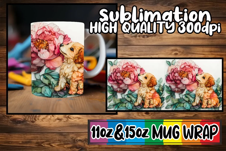 Joyful adventures 11oz 15oz sublimation wrap, Animals