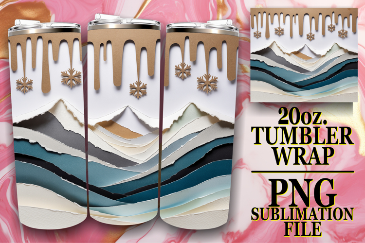 Christmas Tumbler Wrap Image 5