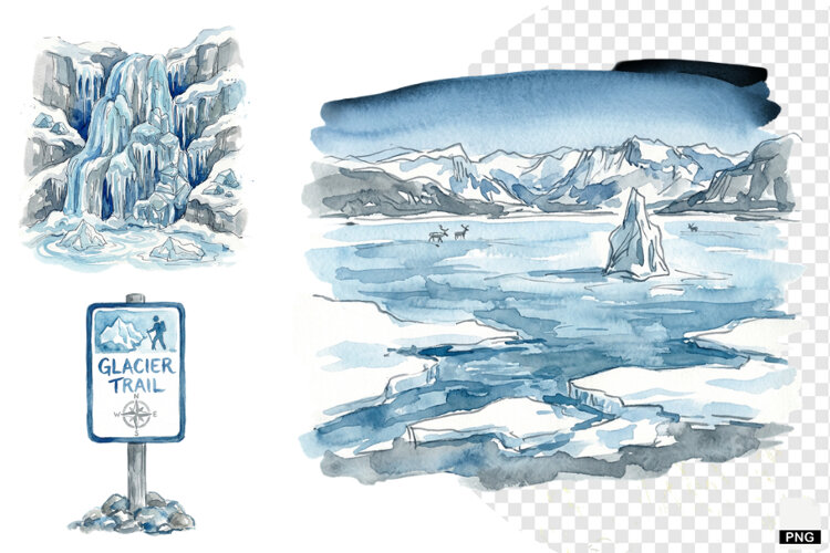 Arctic Voyage Clipart example image 1