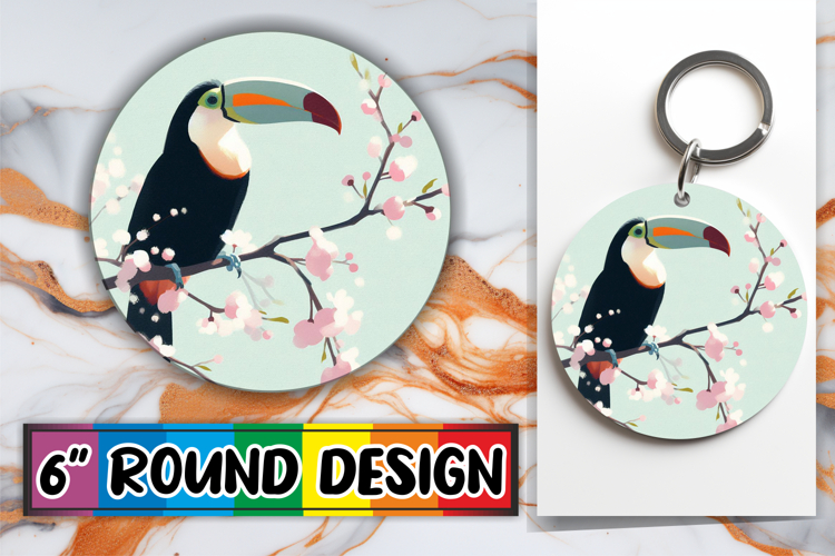 Cozy Circle Ornaments for Kids, Birds