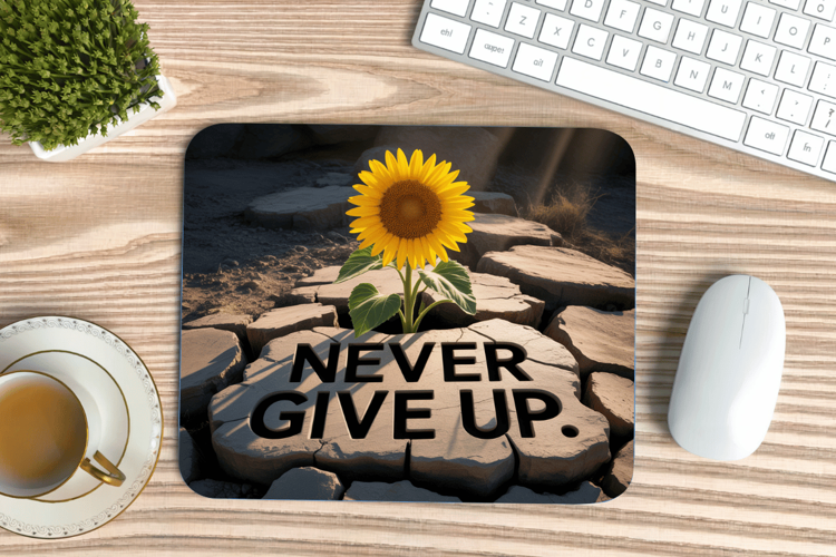 Inspirational Quotes Mouse Pad, Motivational PNG Sublimation