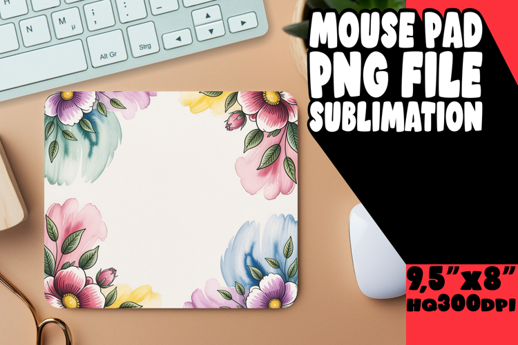 Unique MOUSE MAT Gift Ideas, Flowers