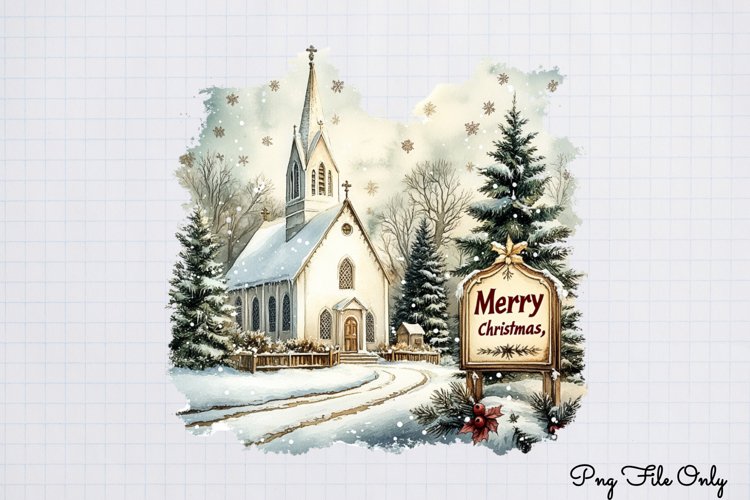 Rustic Christmas Clipart Image 5
