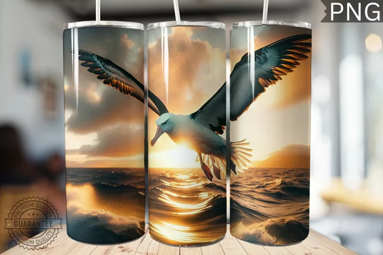 Albatross Tumbler Wrap - Albatross Tumbler Design