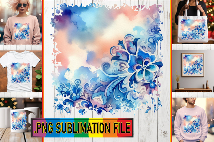 Timeless TSHIRT Magic PNG, Watercolor Pattern