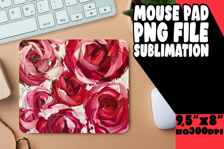 Radiant Springtime Blossom Pattern Mouse Pad example image 1