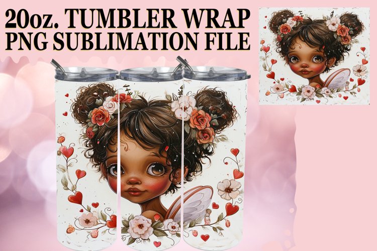 Love's Charm on Sublimation Tumblers example image 1