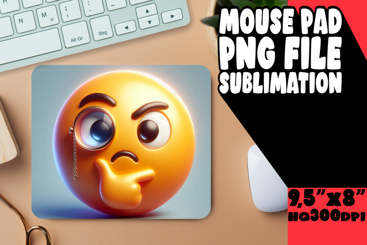 TIMELESS DESK PAD CLASSIC DESIGN, 3D Emoji