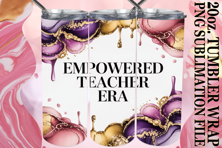 Teacher Tumbler Wrap Image 12