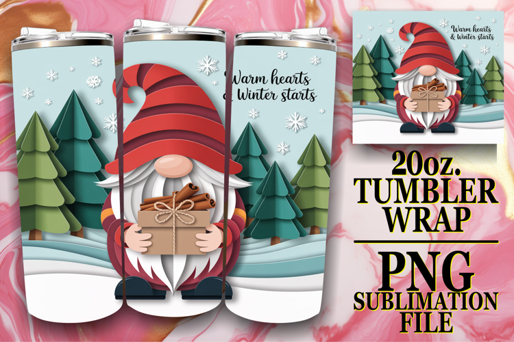 Christmas Tumbler Wrap Image 9