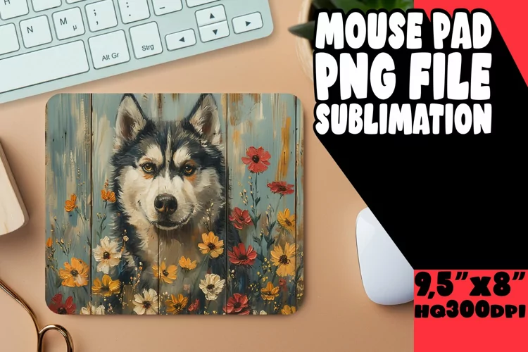 Sweet Pup Wood Sublimation Mat