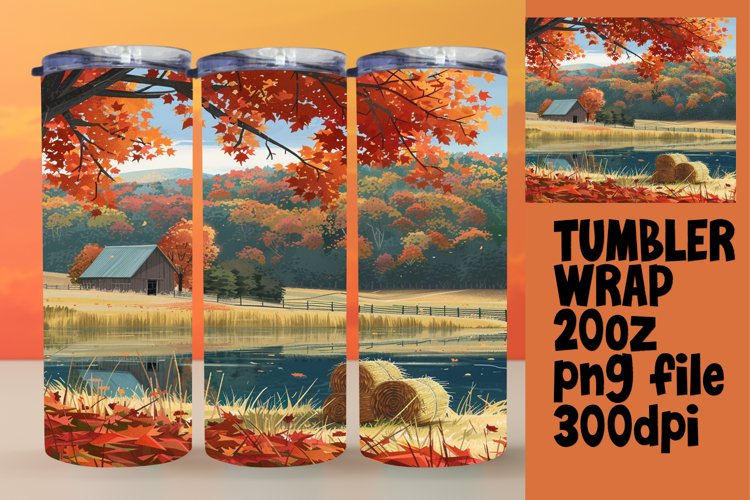 Fall Tumbler Wrap Image 15