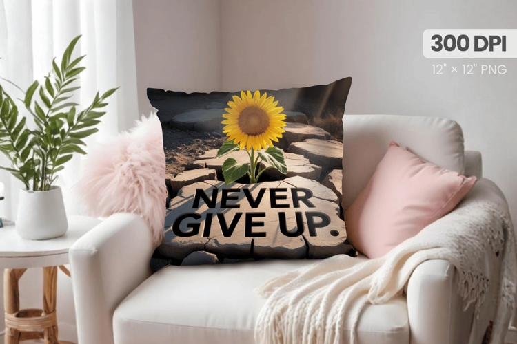 Inspirational Quotes Pillow PNG Motivational PNG Sublimation