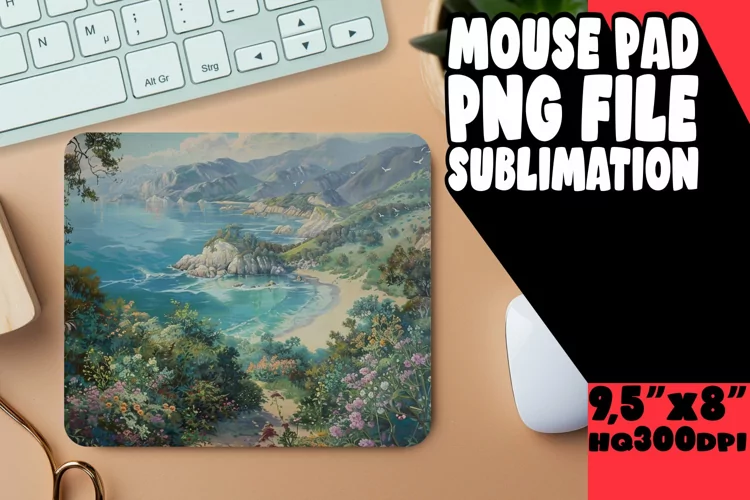 Captivating Landscape Mouse Pad Design