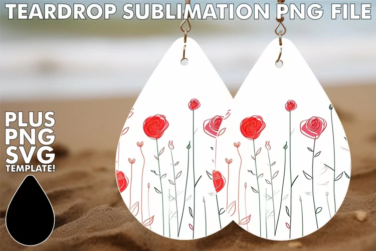 Sublimation Joy in Earrings