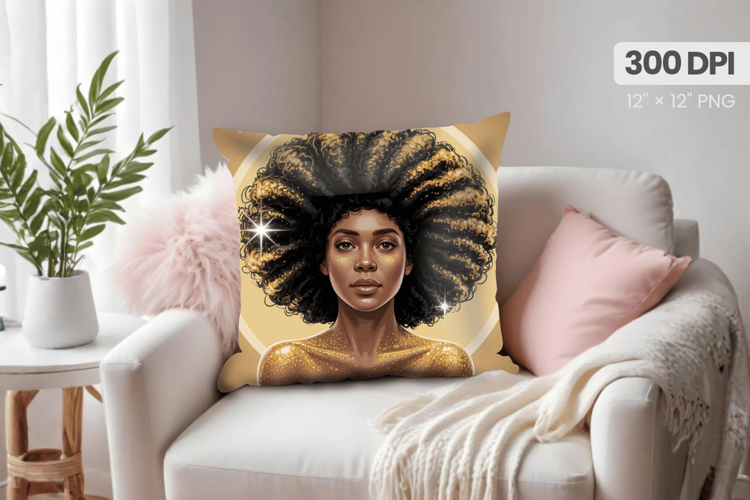 Black Girl Afro Png Image 5