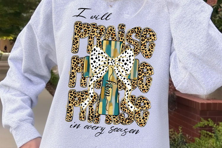 I Will Praise Him In Season PNG, Christian Christmas Png