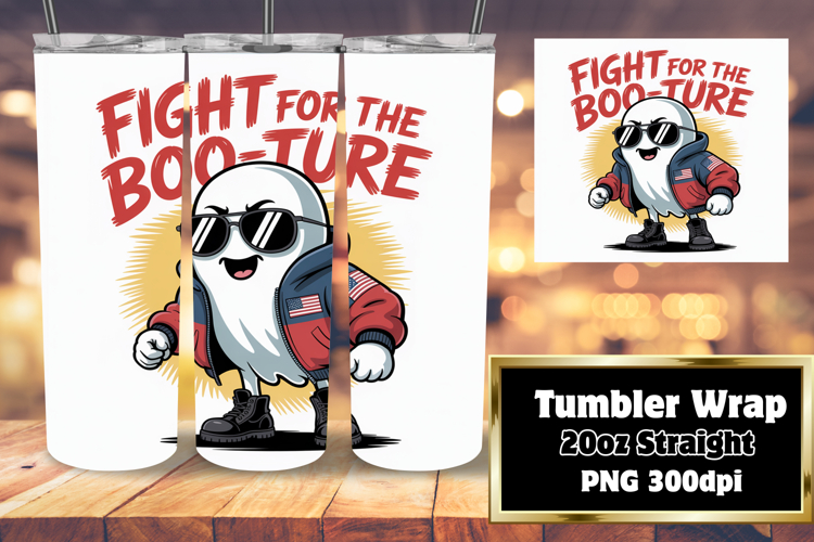 Stylish 20oz Tumbler Design , Funny Ghost