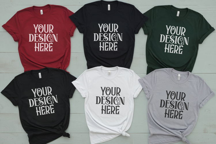 Christmas Family Matching Group T-Shirt Mockup