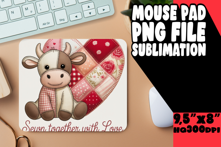 LUMINOUS MOUSE PAD GIFT IDEAS, Cute Cow