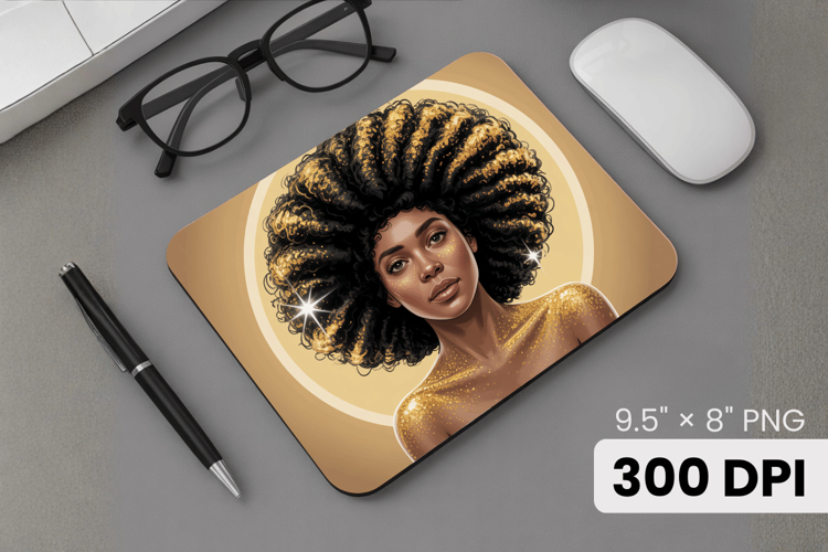 Black Girl Afro Png Image 9