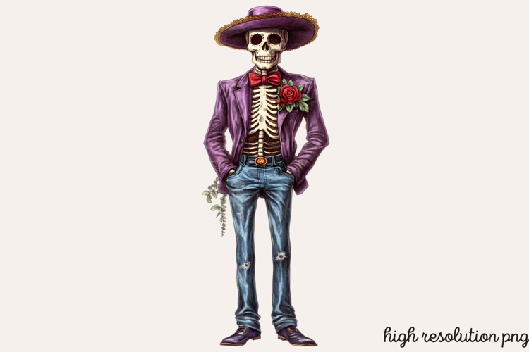 Da de Los Muertos Sublimation PNG